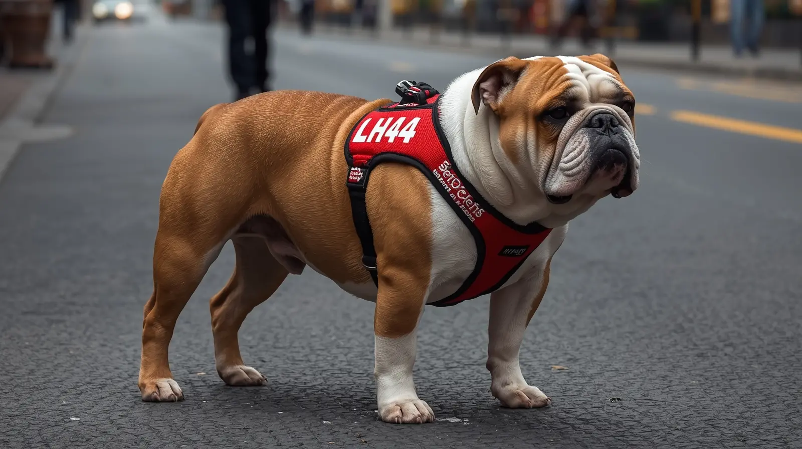 Lewis Hamilton's his dog Roscoe during an emotional tribute