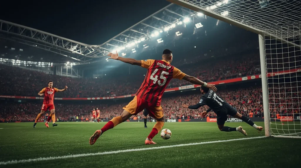 Champions League match action