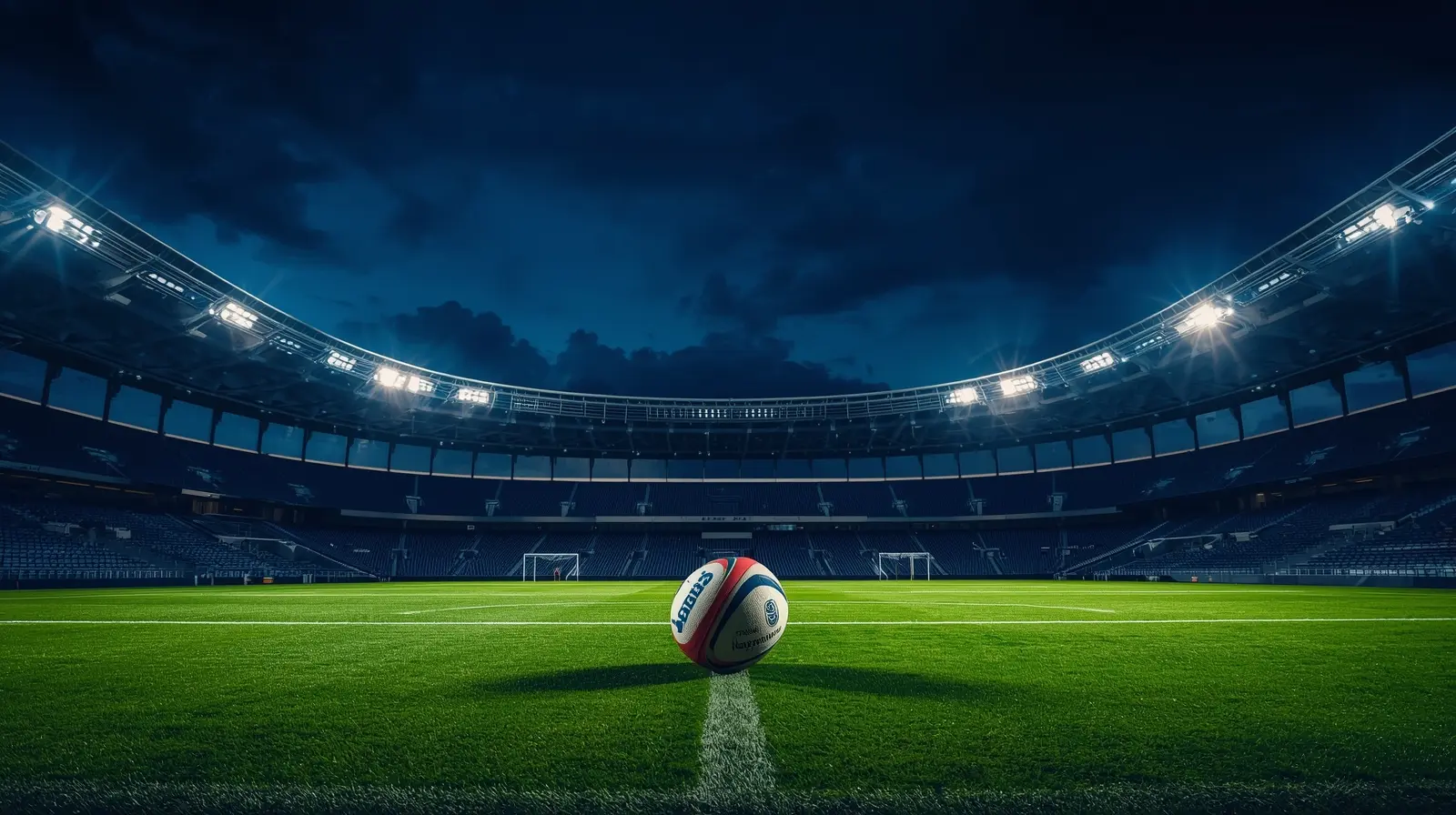 Empty Rugby Stadium Ready for League Stars Tournament